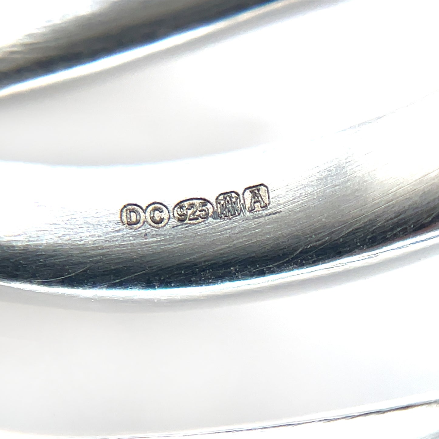 Silver Three Strand Chunky Ring (O1/2)