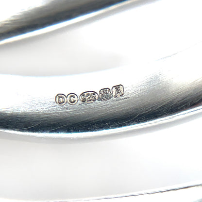 Silver Three Strand Chunky Ring (O1/2)