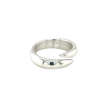 Silver Split Cross-over Ring (O1/2)