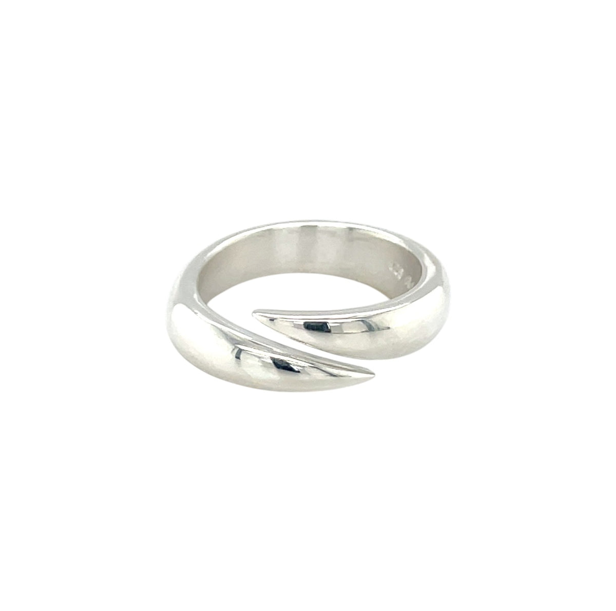 Silver Split Cross-over Ring (O1/2)