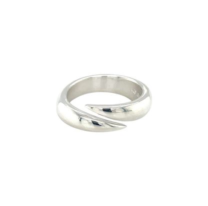 Silver Split Cross-over Ring (O1/2)