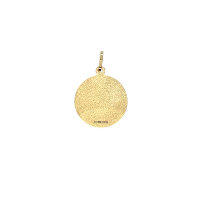 9ct Yellow Gold St Christopher Pendant