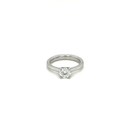 Platinum Diamond Solitaire Ring