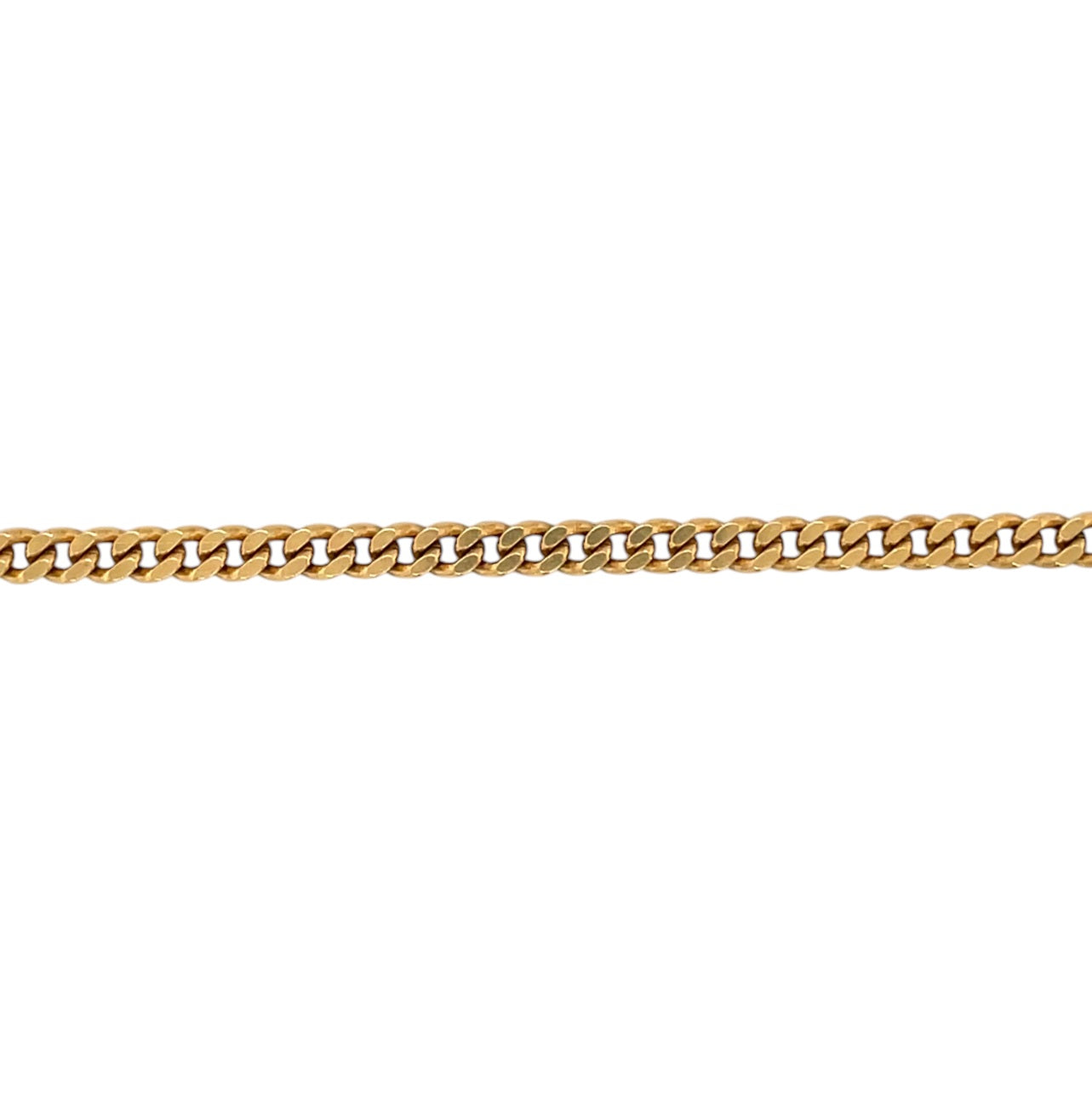 18ct Yellow Gold Filed Curb Chain (24")