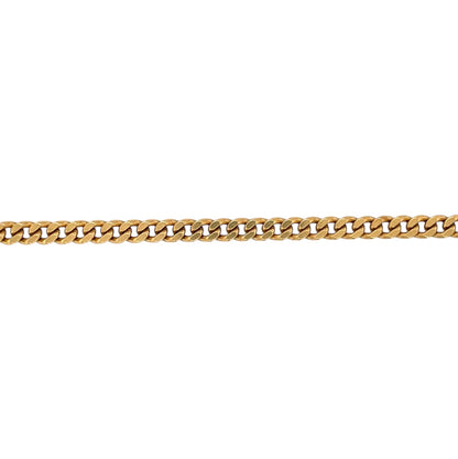 18ct Yellow Gold Filed Curb Chain (24")