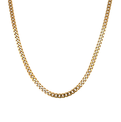 18ct Yellow Gold Filed Curb Chain (24")