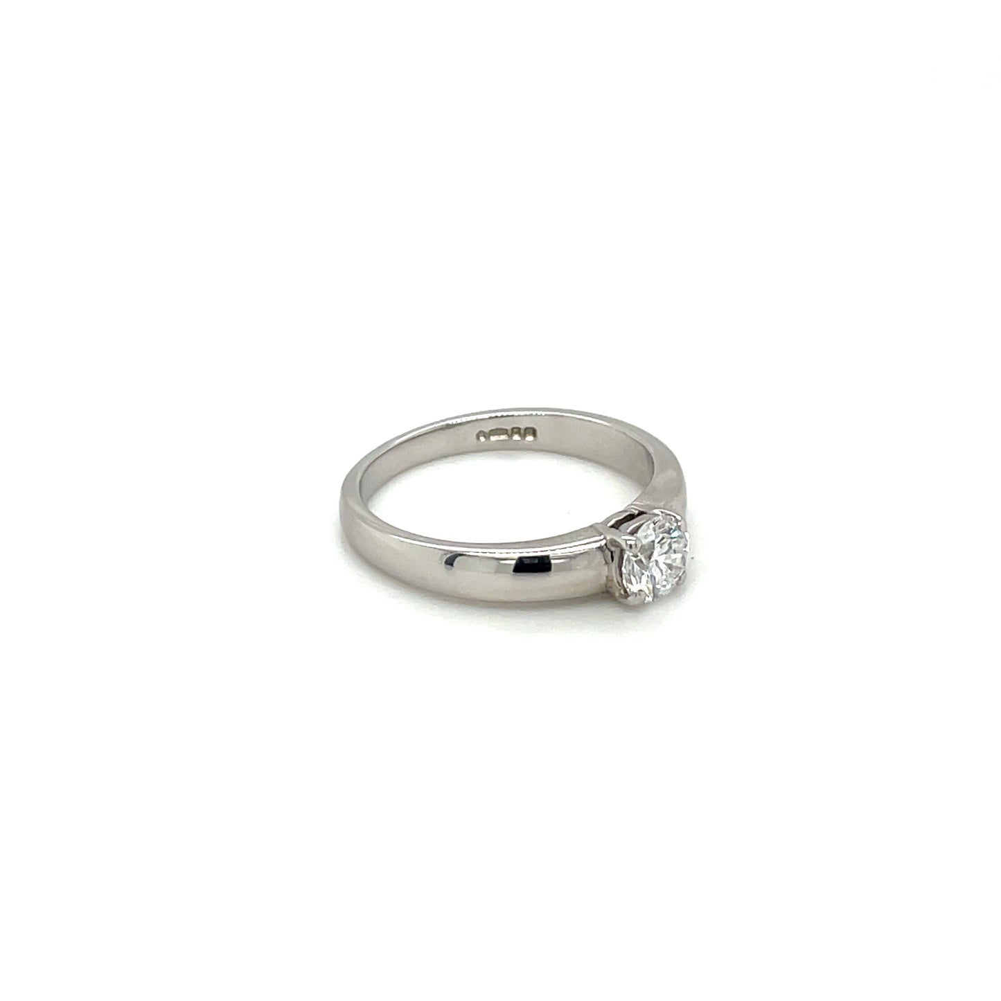 Platinum Diamond Solitaire Ring