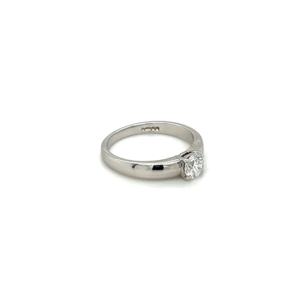 Platinum Diamond Solitaire Ring
