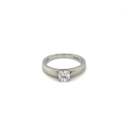Platinum Diamond Solitaire Ring