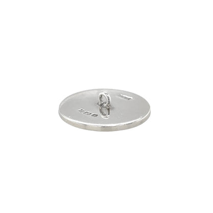 Silver Set of Round Shirt Buttons (x5)