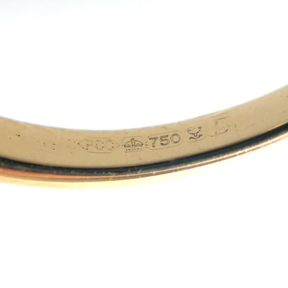 18ct Yellow Gold Diamond Wave Bubble Eternity Ring