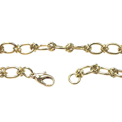 18ct Yellow Gold Oval Link Chain (16")