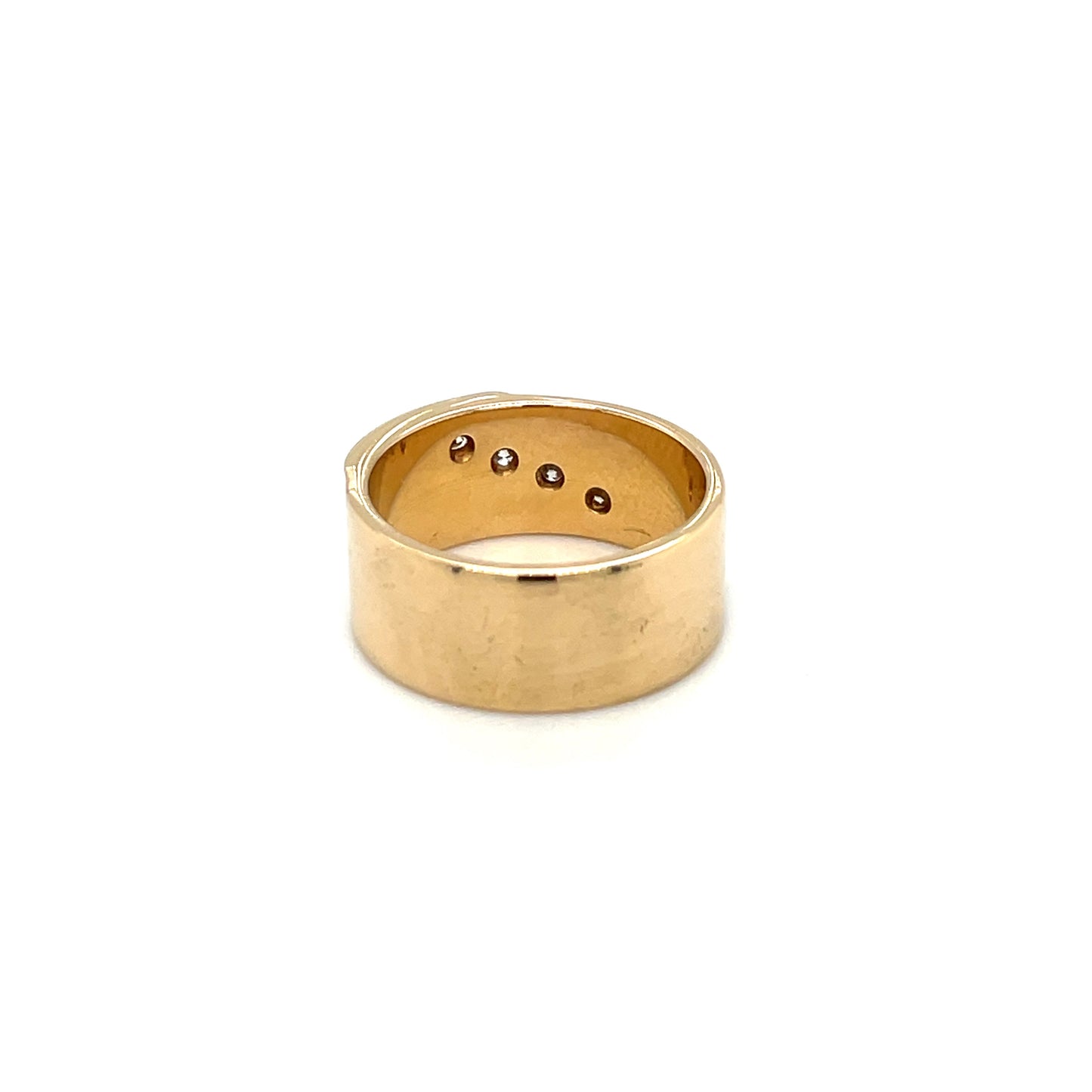 18ct Yellow Gold Diamond Wedding Ring