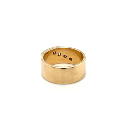 18ct Yellow Gold Diamond Wedding Ring