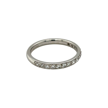 Platinum Diamond Half-Set Eternity Ring (N)