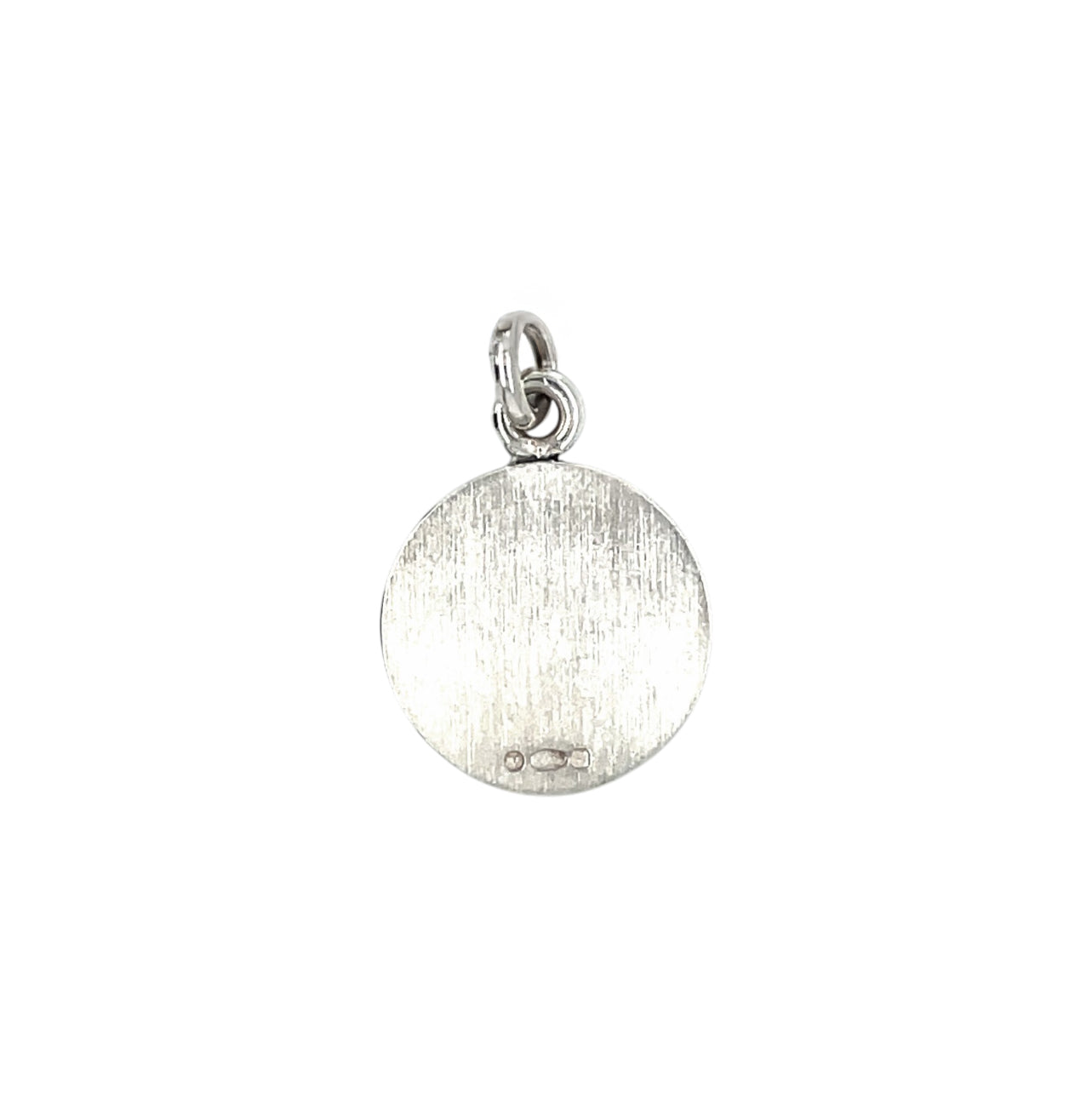 Silver Gemini Zodiac Pendant (16mm) & Chain (16-18")
