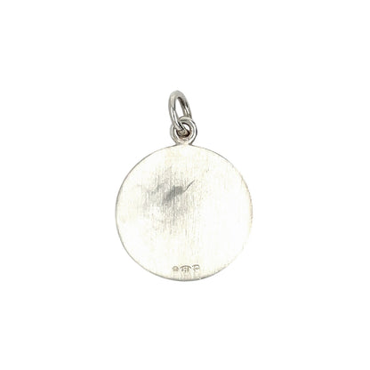 Silver Aries Zodiac Pendant (22mm) & Chain (16-18")