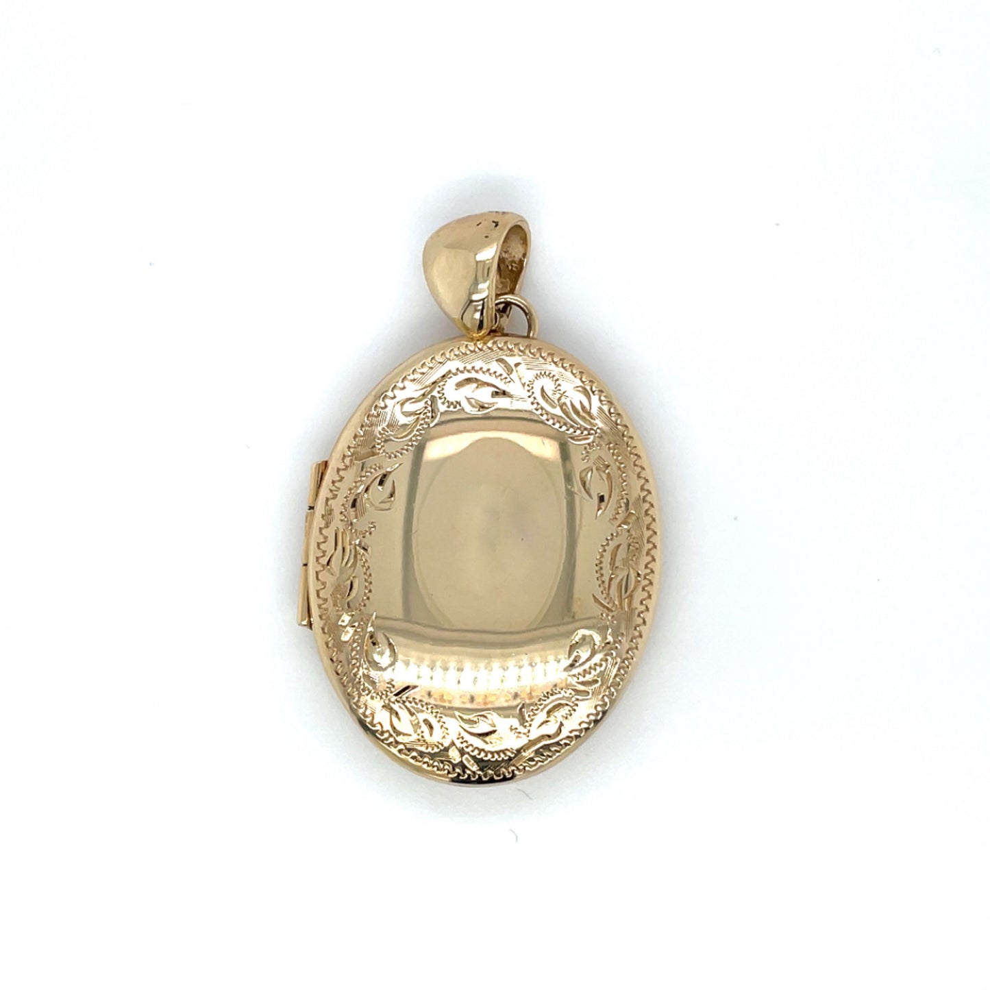9ct Yellow Gold Oval Locket