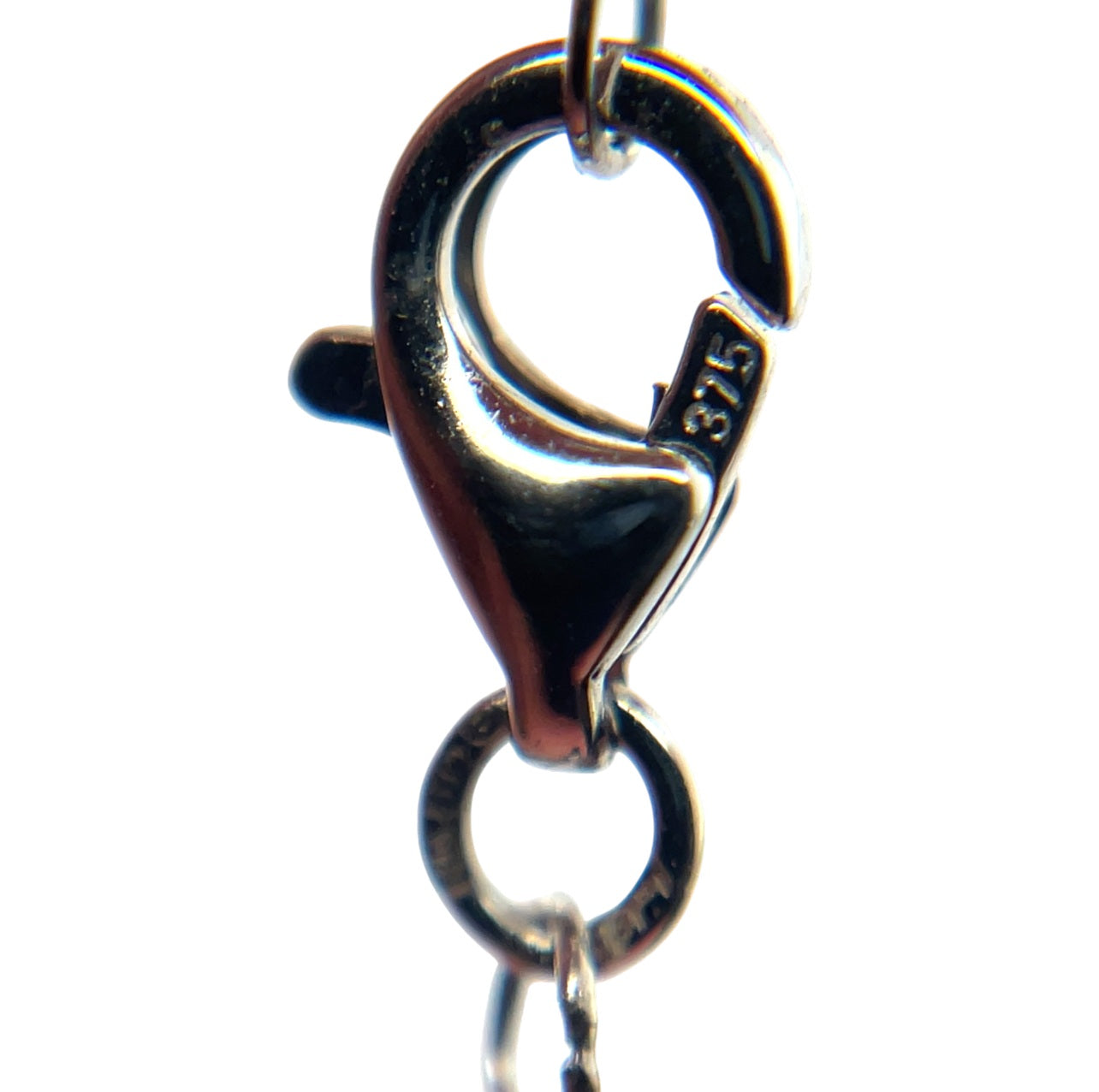 9ct White Gold Pearl Pendant (9mm) & Chain (18")