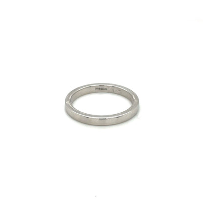 Platinum Soft Court 2.5mm Wedding Band