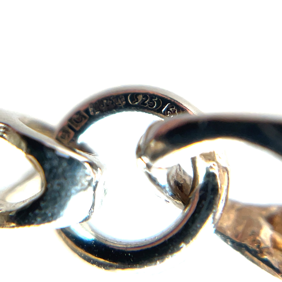 Silver Barleycorn Link 'Lobster Claw' Bracelet (7.5")