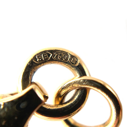 18ct Yellow Gold Multi-Coloured Sapphire Station Necklace (16-18")