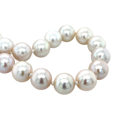9ct Yellow Gold Freshwater Pearl String Necklace