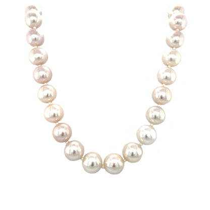 9ct Yellow Gold Freshwater Pearl String Necklace