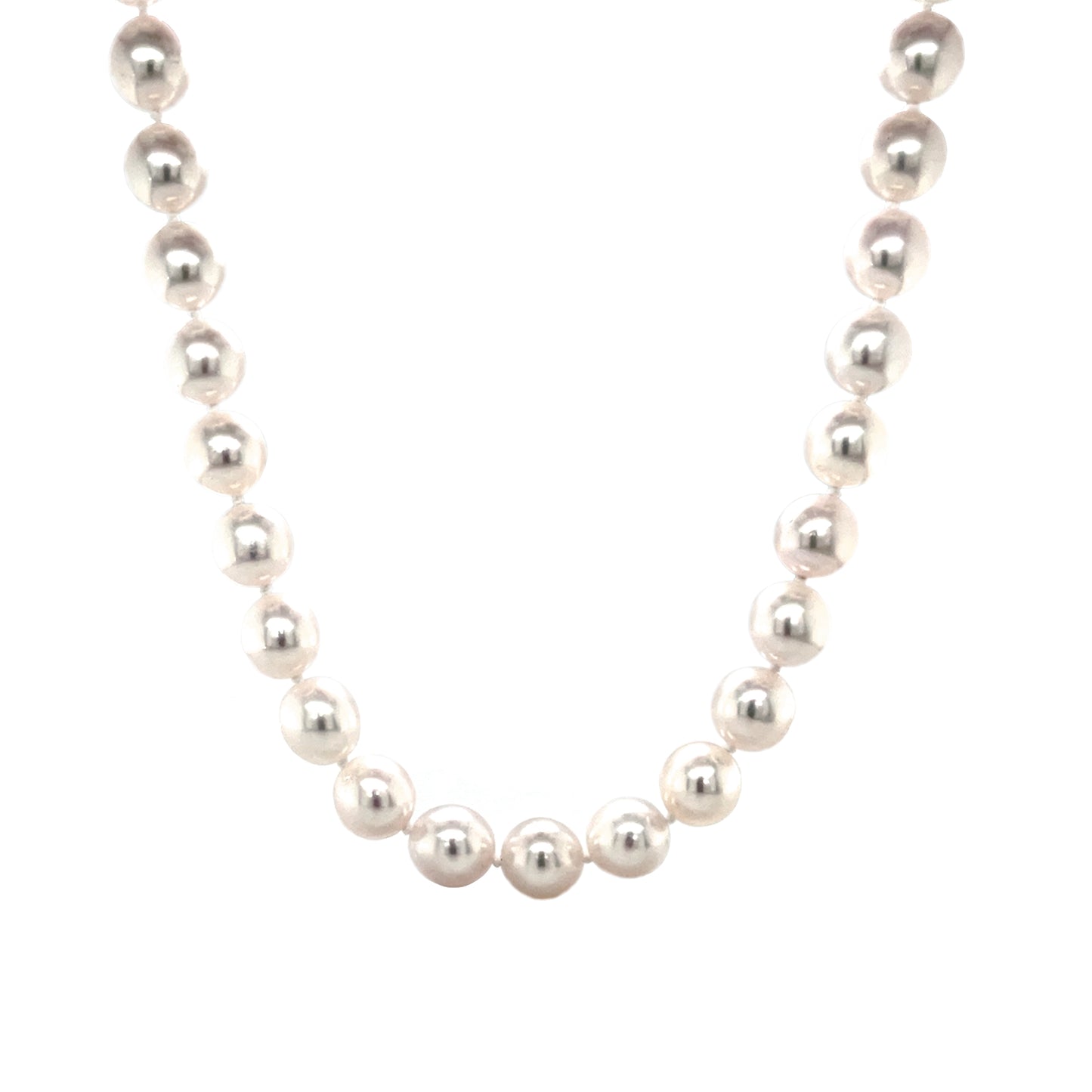 9ct Yellow Gold Akoya Pearl Necklace