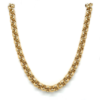 18ct Yellow Gold Belcher Chain