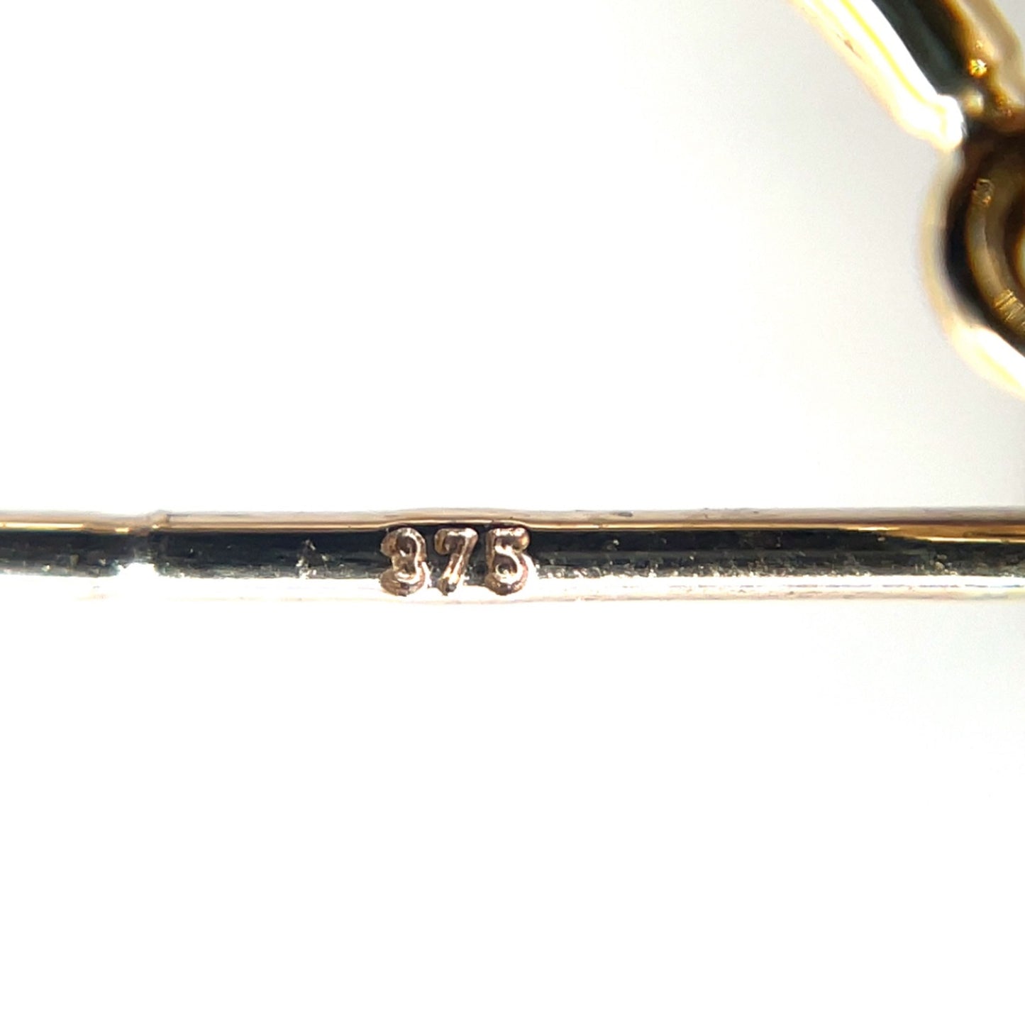 9ct Yellow Gold Wide Pear Drop Earrings