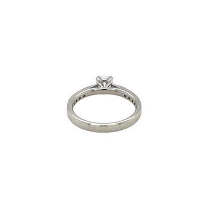 Platinum Diamond Solitaire Ring (J1/2)
