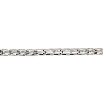 9ct White Gold Snake Bracelet (7.5")