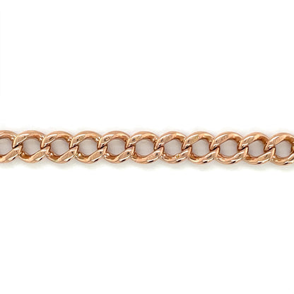 9ct Rose Gold Curb Bracelet