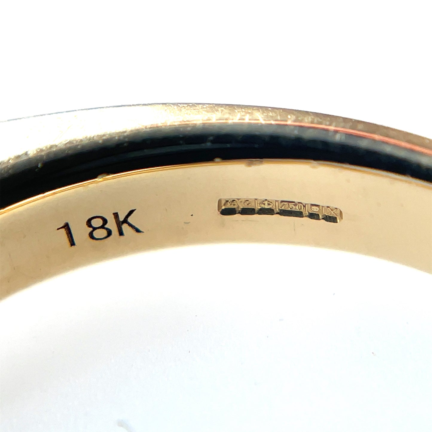 18ct Yellow Gold Diamond Half-set Eternity Ring