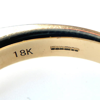 18ct Yellow Gold Diamond Half-set Eternity Ring