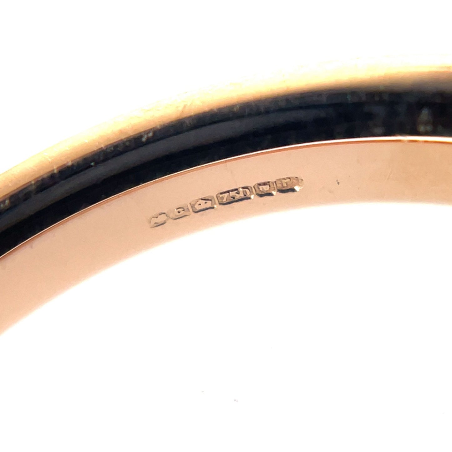 18ct Rose Gold Half-Set Diamond Eternity Ring