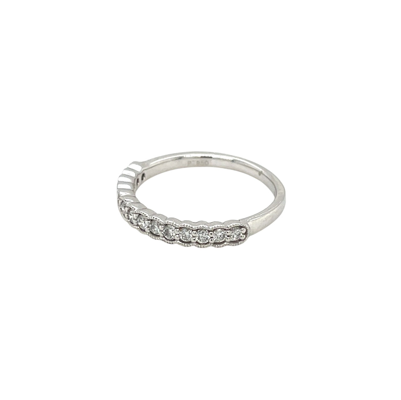Platinum Grain Set Diamond Eternity Band 0.30ct (M)