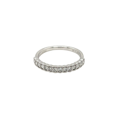 Platinum Grain Set Diamond Eternity Band 0.30ct (M)