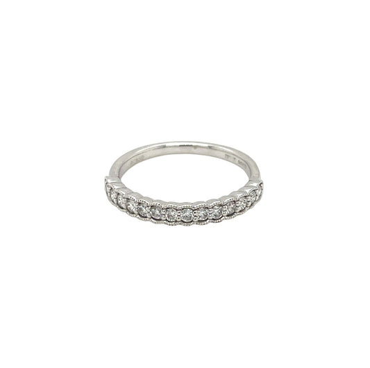 Platinum Grain Set Diamond Eternity Band 0.30ct (M)