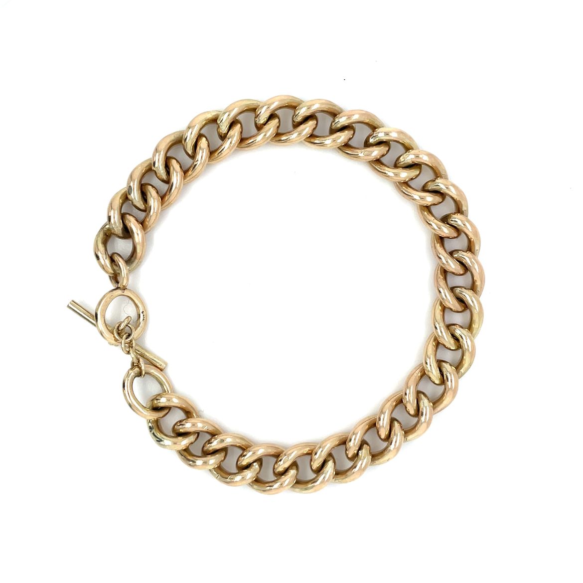 9ct Yellow Gold Charm Bracelet (8")