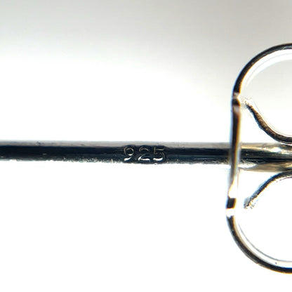 Silver Bead Stud Earrings (8mm)