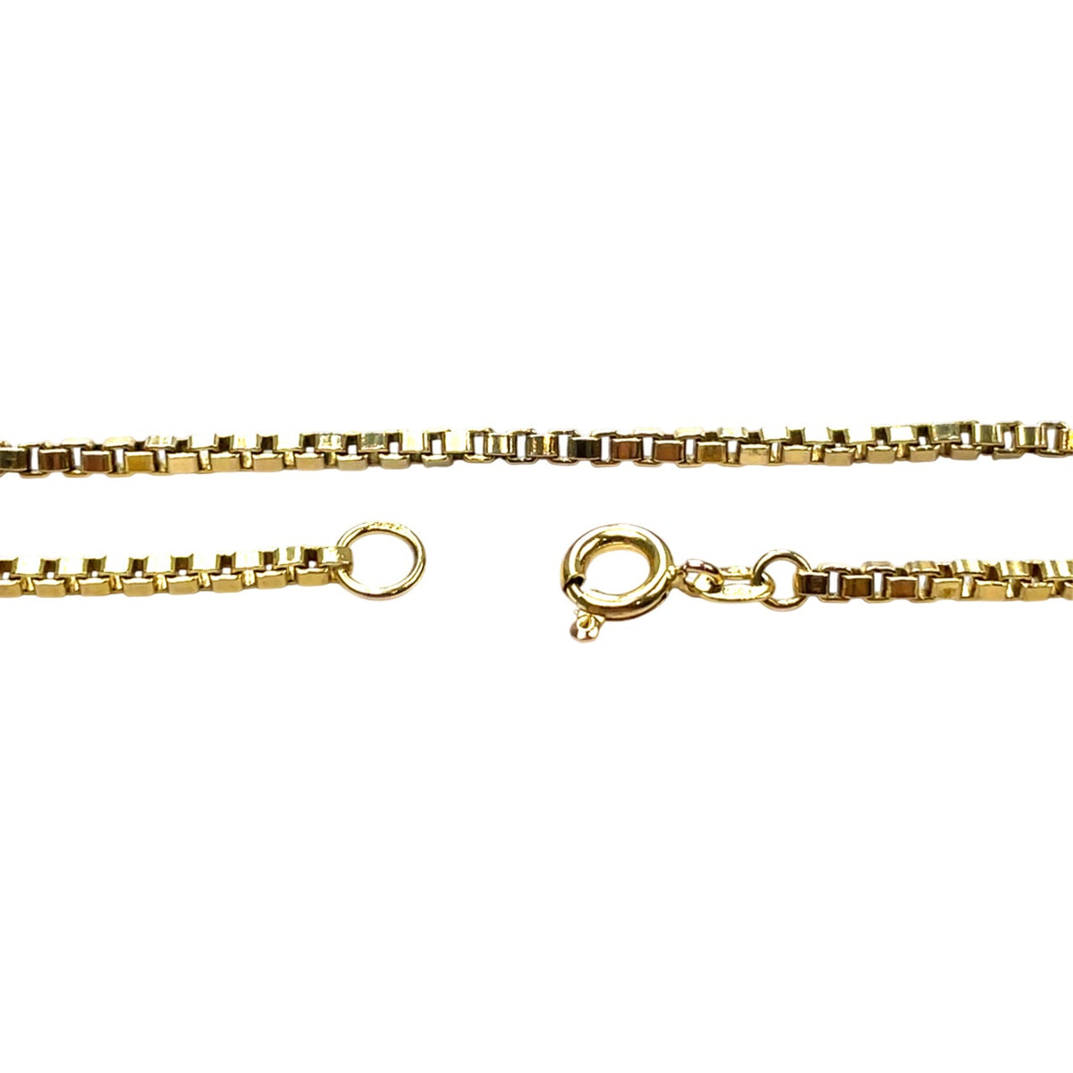 9ct Yellow Gold Box Link Chain (20")