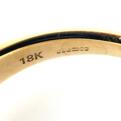 18ct Yellow Gold Double Row Diamond Eternity Ring