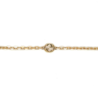 Gucci 18ct Yellow Gold Long Cable Chain Necklace (34")