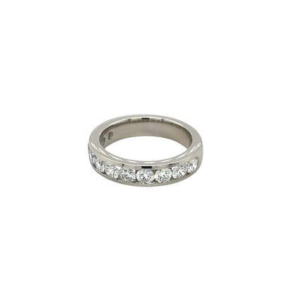 Platinum Diamond Eternity Ring (L1/2)