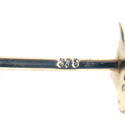 9ct Yellow Gold Clover Studs