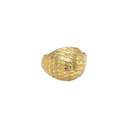 18ct Yellow Gold Hedgehog Ring (O)