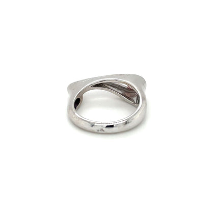 18ct Yellow & White Gold Diamond Contemporary Ring