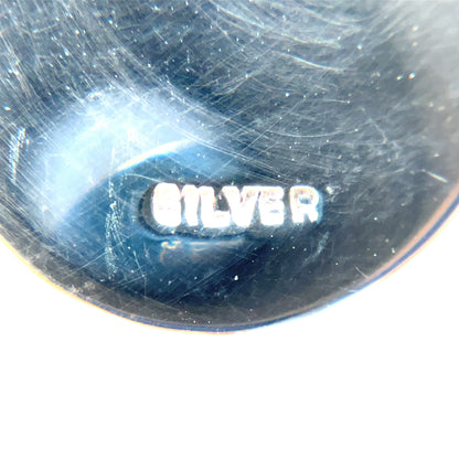 Silver Disc Pendant (15mm)  & Chain (16-18")